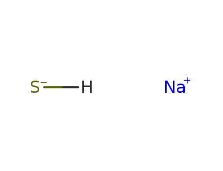 Molecular Structure of 16721-80-5 (Sodium hydrosulfide)