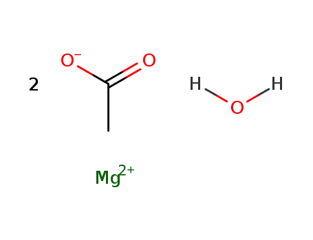 Molecular Structure of 3581-93-9 (Acetic acid, magnesiumsalt, octahydrate (8CI,9CI))