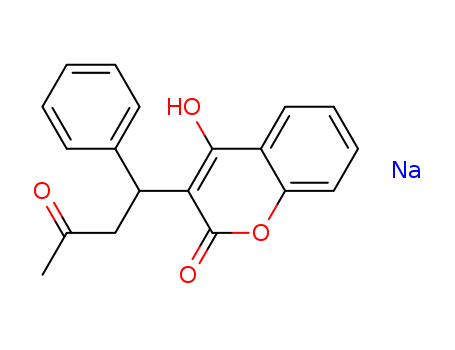 2H-1-Benzopyran-2-one,4-hydroxy-3-[(1S)-3-oxo-1-phenylbutyl]-, sodium salt (9CI)