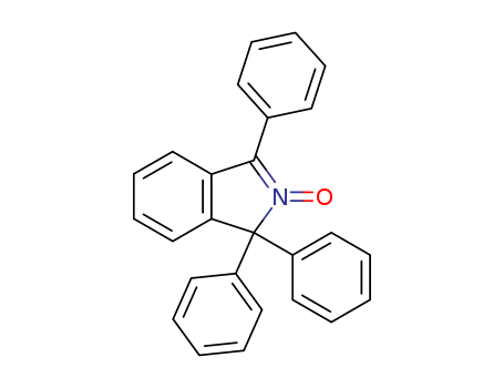 Molecular Structure of 19734-08-8 (1H-Isoindole, 1,1,3-triphenyl-, 2-oxide)