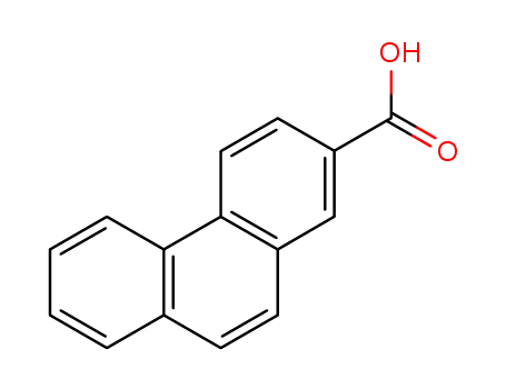 Molecular Structure of 40452-20-8 (2-Phenanthrenecarboxylic acid)