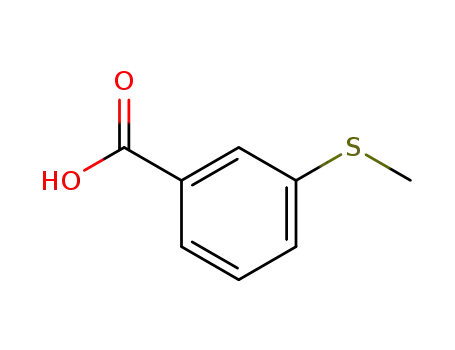 Molecular Structure of 825-99-0 (3-(Methylthio)benzoic acid)