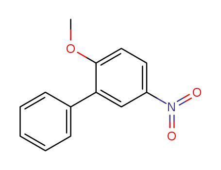 Molecular Structure of 15854-75-8 (2-Phenyl-4-nitroanisol)