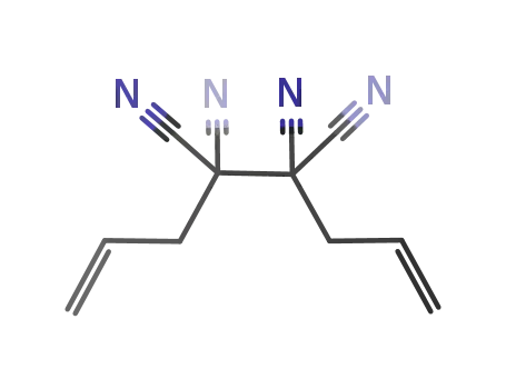 Molecular Structure of 98704-14-4 (CH<sub>2</sub>CHCH<sub>2</sub>C(CN)2C(CN)2CH<sub>2</sub>CHCH<sub>2</sub>)