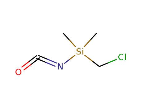 Molecular Structure of 86845-05-8 ((chloromethyl)isocyanatodimethylsilane)