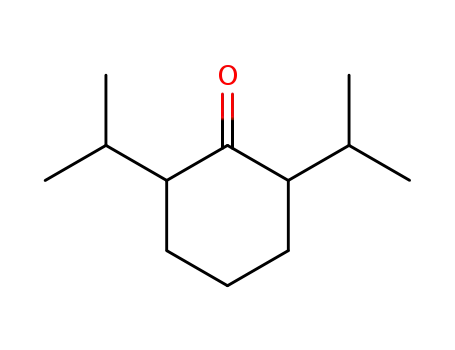 Molecular Structure of 35579-37-4 (2,6-di(propan-2-yl)cyclohexanone)