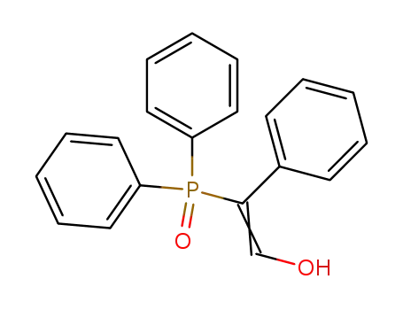 Molecular Structure of 23040-18-8 (2-(diphenylphosphinoyl)-2-phenylethenol)
