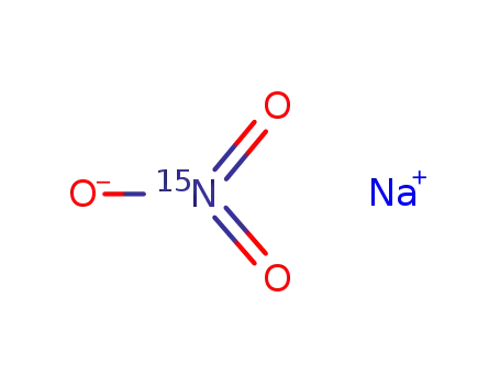 Molecular Structure of 31432-45-8 (SODIUM NITRATE-15N)