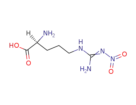 Molecular Structure of 66036-77-9 (N'-Nitro-D-arginine)
