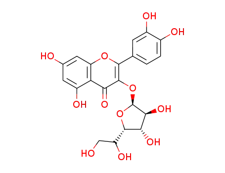 Molecular Structure of 35589-21-0 (isohyperoside)