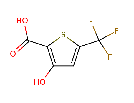 5-(trifluoromethyl)-3-hydroxythiophene-2-carboxylic acid