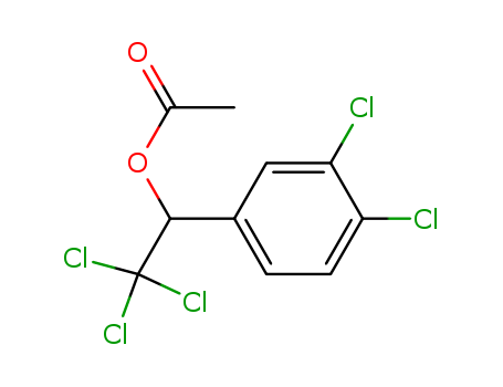 21757-82-4,PLIFENATE,Benzenemethanol,3,4-dichloro-a-(trichloromethyl)-,acetate (9CI); Benzyl alcohol, 3,4-dichloro-a-(trichloromethyl)-, acetate (8CI); (?à)-Acetofenate;1-(3,4-Dichlorophenyl)-2,2,2-trichloroethyl acetate;2,2,2-Trichloro-1-(3,4-dichlorophenyl)ethyl acetate; Acetofenate; BAY-MEB 6046;Baygon MEB; MB 6046; Penfenate; Plifenate; b,b,b-Trichloro-a-(3,4-dichlorophenyl)ethanolacetate; b,b,b-Trichloro-a-(3,4-dichlorophenyl)ethylacetate