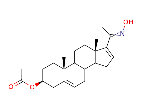 Molecular Structure of 2174-13-2 (16-DEHYDROPREGNENOLONE ACETATE OXIME)