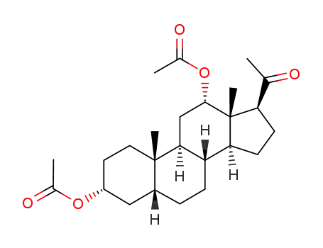 Molecular Structure of 15991-93-2 (3-ALPHA,12-ALPHA-DIACETOXYPREGNAN-20-ONE)