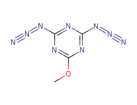 Molecular Structure of 4407-48-1 (1,3,5-Triazine, 2,4-diazido-6-methoxy-)