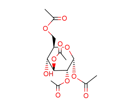 Molecular Structure of 55286-97-0 (1,2,3,6-TETRA-O-ACETYL-ALPHA-D-GLUCOPYRANOSE)