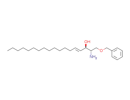 Molecular Structure of 511542-07-7 ((2S,3R,4E)-2-amino-1-benzyloxyoctadec-4-en-3-ol)