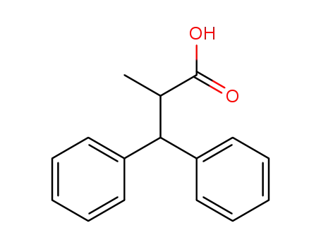 Molecular Structure of 5292-20-6 (2-methyl-3,3-diphenylpropanoic acid)