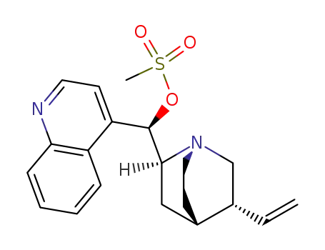 methanesulfonic acid (quinolin-4-yl)(5-vinyl-1-azabicyclo[2.2.2]oct-2-yl)methyl ester