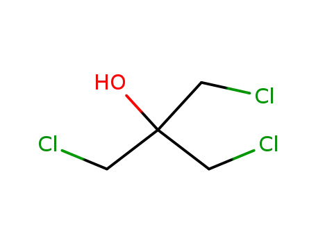 Molecular Structure of 5395-07-3 (1,3-dichloro-2-(chloromethyl)propan-2-ol)