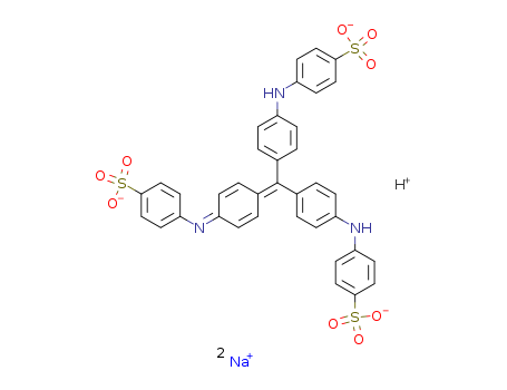 6415-98-1,disodium 4-[[4-[bis[4-[(4-sulphonatophenyl)amino]phenyl]methylene]cyclohexa-2,5-dien-1-ylidene]amino]benzenesulphonate,Benzenesulfonicacid,4-[[4-[bis[4-[(4-sulfophenyl)amino]phenyl]methylene]-2,5-cyclohexadien-1-ylidene]amino]-,disodium salt (9CI)