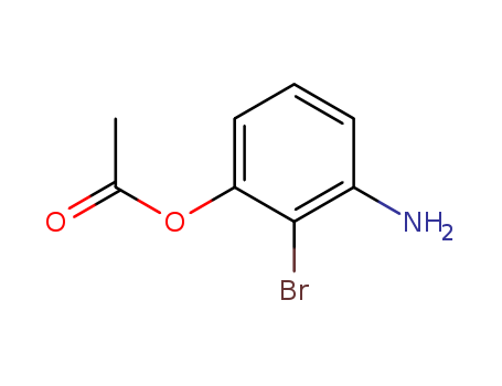 Phenol, 3-amino-2-bromo-, acetate (ester)