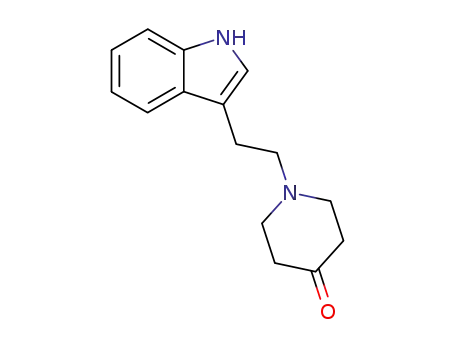 Molecular Structure of 1218-41-3 (4-Piperidinone, 1-[2-(1H-indol-3-yl)ethyl]-)
