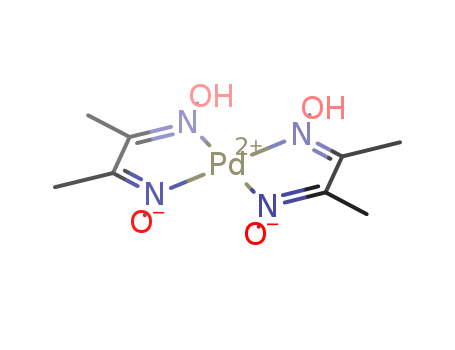 Molecular Structure of 14740-97-7 (Palladium,bis[[2,3-butanedione di(oximato-kN)](1-)]-)