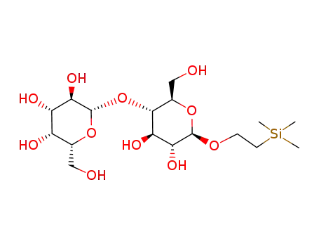 Molecular Structure of 115969-51-2 (2-(trimethylsilyl)ethyl lactoside)