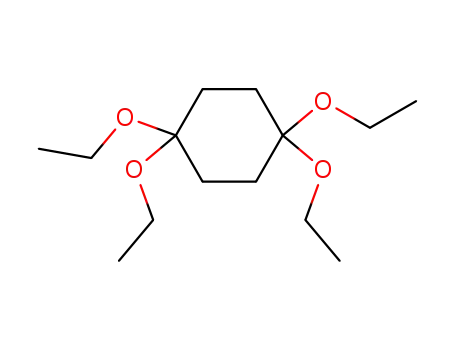 Molecular Structure of 78070-34-5 (1,4-cyclohexanedione bis(diethyl acetal))