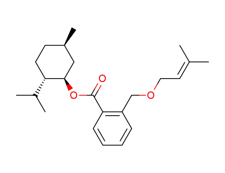 Molecular Structure of 958883-15-3 ((1R,2S,5R)-menthyl 2-(prenyloxymethyl)benzoate)