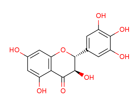 119439-94-0,4H-1-Benzopyran-4-one,2,3-dihydro-3,5,7-trihydroxy-2-(3,4,5-trihydroxyphenyl)-, (2R,3S)-,4H-1-Benzopyran-4-one,2,3-dihydro-3,5,7-trihydroxy-2-(3,4,5-trihydroxyphenyl)-, (2R-cis)-; HovenitinIII