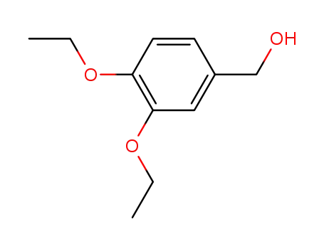 Molecular Structure of 83459-29-4 (3,4-Diethoxybenzyl alcohol)