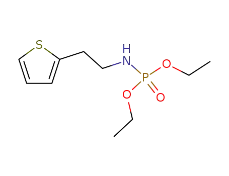 Molecular Structure of 86052-66-6 (diethyl N-[2-(thien-2-yl)-ethyl]-phosphoramidate)