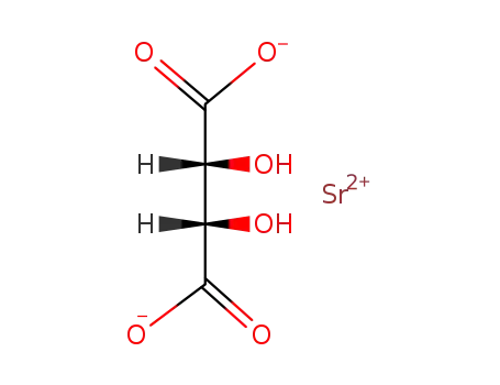 Molecular Structure of 868-19-9 (STRONTIUM TARTRATE)