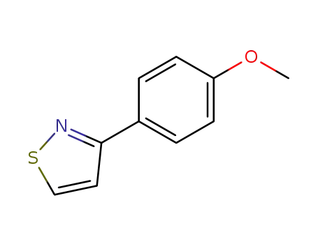 Molecular Structure of 10514-27-9 (Isothiazole, 3-(4-methoxyphenyl)-)
