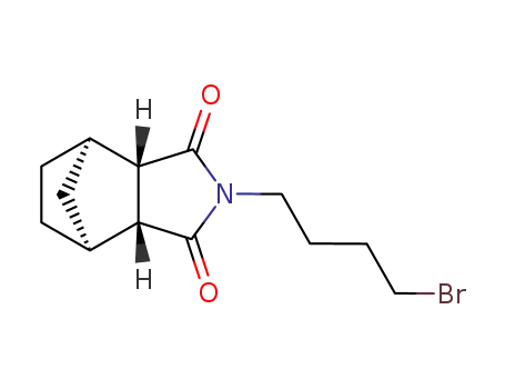 Molecular Structure of 99095-09-7 ((1R,2S,3R,4S)-N-(4-bromobutyl)-2,3-bicyclo<2.2.1>heptanedicarboximide)