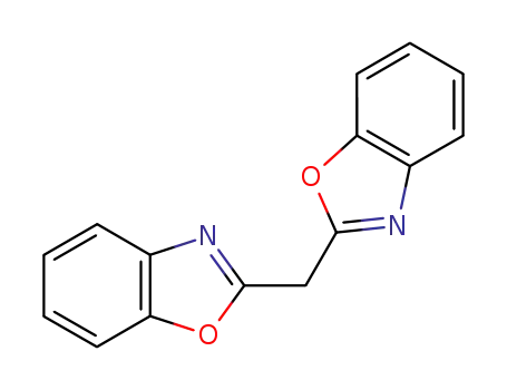 Molecular Structure of 7210-08-4 (Benzoxazole, 2,2'-methylenebis-)