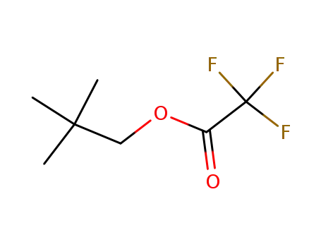 Molecular Structure of 7556-79-8 (Acetic acid, 2,2,2-trifluoro-, 2,2-diMethylpropyl ester)