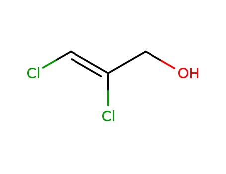 Molecular Structure of 36712-42-2 (2-Propen-1-ol, 2,3-dichloro-, (E)-)