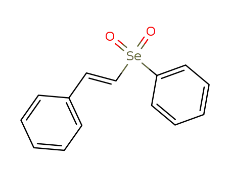 Molecular Structure of 108415-83-4 ((E)-β-styryl phenyl selenone)
