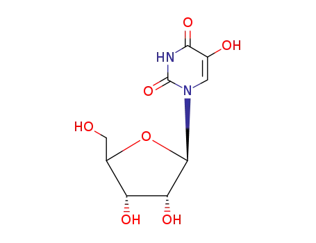 Molecular Structure of 69321-95-5 (5-hydroxy-1-pentofuranosylpyrimidine-2,4(1H,3H)-dione)