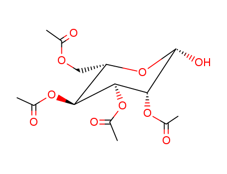 (2R,3R,4S,5S)-2-(Acetoxymethyl)-6-hydroxytetrahydro-2H-pyran-3,4,5-triyl triacetate