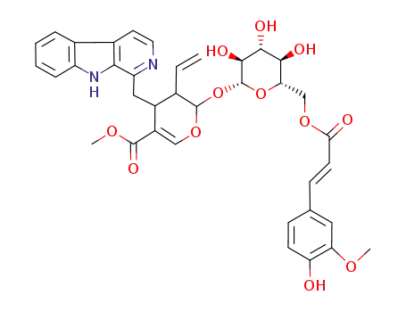 Molecular Structure of 83404-71-1 (6'-trans feruloyl lyaloside)