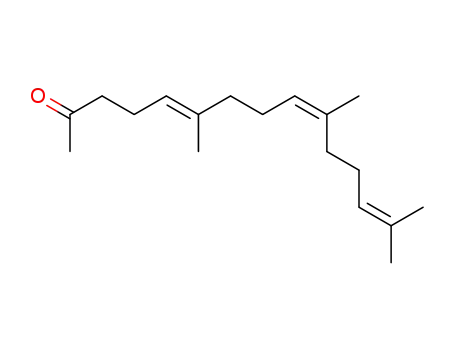 Molecular Structure of 3953-35-3 (5,9,13-Pentadecatrien-2-one, 6,10,14-trimethyl-, (5E,9Z)-)