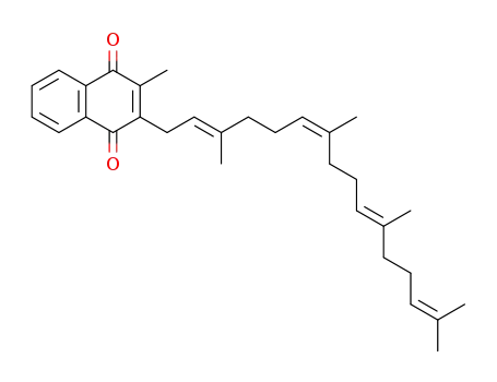 Molecular Structure of 6041-00-5 (2-Methyl-3-(3,7,11,15-tetramethyl-2,6,10,14-hexadecatetrenyl)-1,4-naphthoquinone)