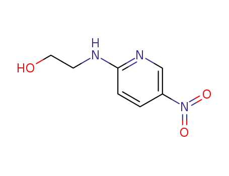 Molecular Structure of 25948-12-3 (2-[(5-Nitro-2-pyridyl)amino]ethanol)