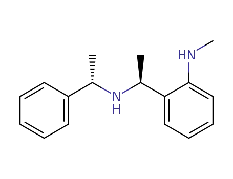Molecular Structure of 128113-82-6 ((1S,1'S)-N-(1'-phenylethyl)-1-<2''-(methylamino)phenyl>ethylamine)