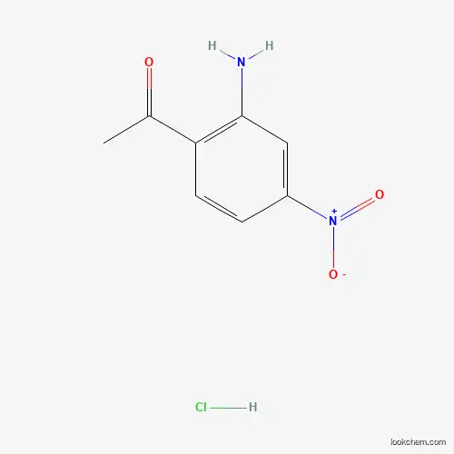 Molecular Structure of 1049728-54-2 (1-(2-Amino-4-nitrophenyl)ethanone hydrochloride)