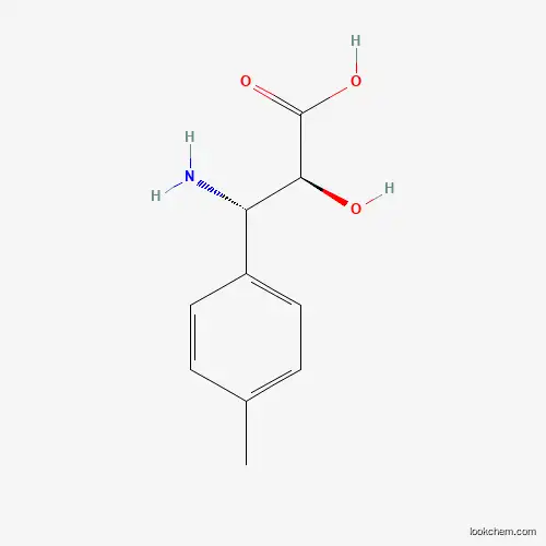 Molecular Structure of 1217709-00-6 ((2S,3S)-3-Amino-2-hydroxy-3-(p-tolyl)propanoic acid)